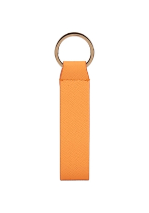 Smythson Panama keyring - Orange