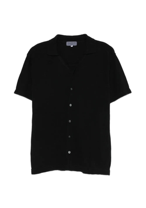 Yohji Yamamoto button-up short-sleeve shirt - Black
