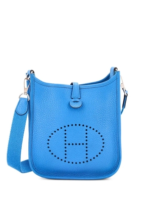 Hermès Pre-Owned Evelyne Bag Gen III Clemence TPM crossbody bag - Blue