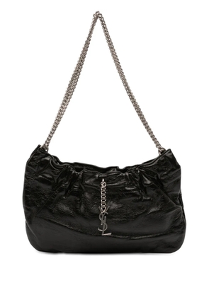 Saint Laurent Pre-Owned 2021 Calfskin Pac Pac Ruched Hobo shoulder bag - Black