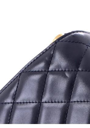 CHANEL Pre-Owned My Sweet CC Full Flap Messenger Bag Quilted Shiny Calfskin with Suede Mini crossbody bag - Blue