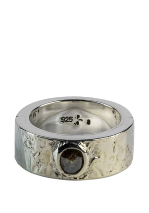 Parts of Four Envelopment diamond ring - Silver