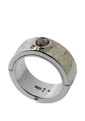 Parts of Four Envelopment diamond ring - Silver