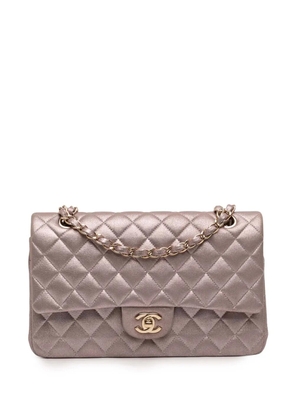 CHANEL Pre-Owned 2014 Medium Classic Iridescent Lambskin Double Flap shoulder bag - Pink
