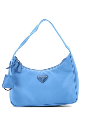 Prada Pre-Owned Re-Edition 2000 Tessuto Mini hobo bag - Blue