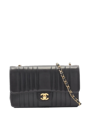 CHANEL Pre-Owned 1991-1994 Medium Lambskin Diana Flap shoulder bag - Black