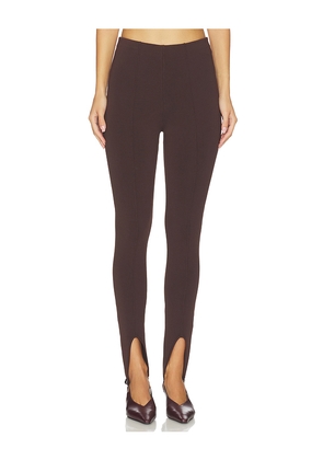 SEROYA Kelsey Stirrup Legging in Brown. Size M. Also in XS.