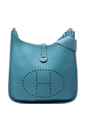 Hermès Pre-Owned 2005 Clemence Evelyne GM crossbody bag - Blue