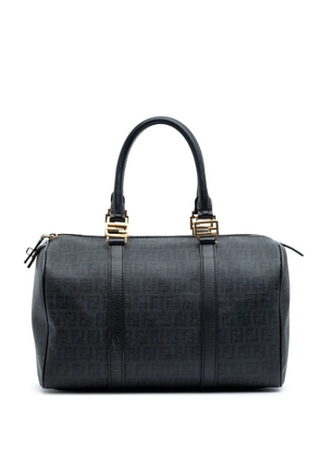 Fendi Pre-Owned 2010-2025 Zucchino Spalmati boston bag - Black