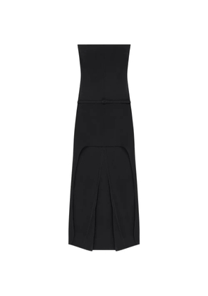Courrèges bandeau-neck asymmetric dress - Black