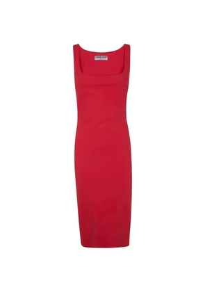 CHIARA BONI La Petite Robe square-neck dress - Red