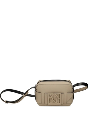 Armani Exchange logo-detail cross-body bag - Neutrals