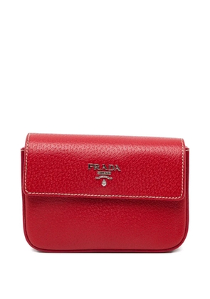 Prada Pre-Owned logo-printed T-shirt cardholder - Red