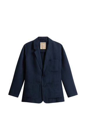 Woolrich button patch-pocket blazer - Blue
