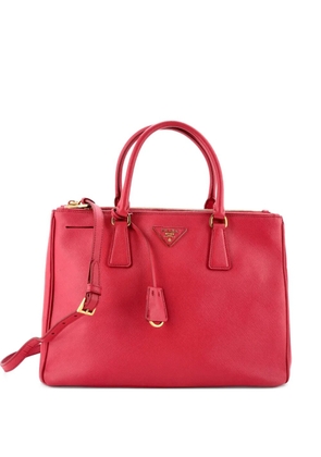 Prada Pre-Owned Double Zip Lux Saffiano Leather Medium tote bag - Pink
