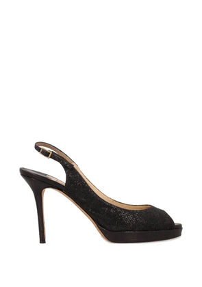 Jimmy Choo Pre-Owned peep-toe sandals - Black