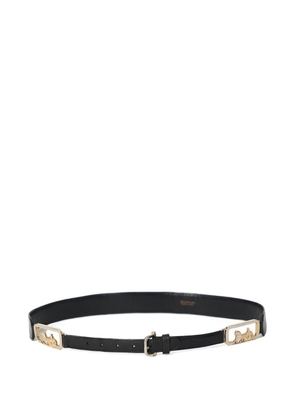 Celine Pre-Owned 1970s Caleche leather belt - Black