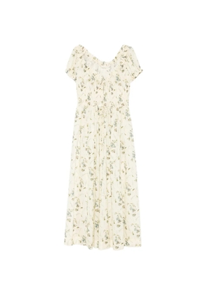 DÔEN Ashlynn floral-print midi dress - Yellow
