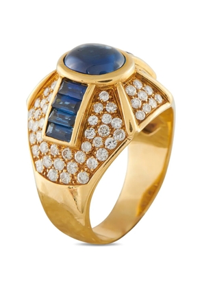 LB Exclusive diamond and sapphire ring - Gold