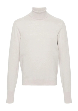 Drumohr roll-neck ribbed-cuff sweater - Neutrals