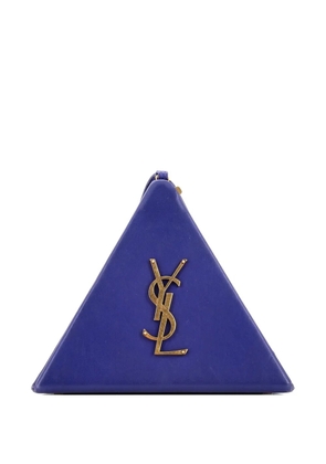 Saint Laurent Pre-Owned Pyramid Box Bag Leather Small clutch bag - Blue