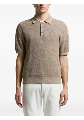 Peserico buttoned polo - Brown