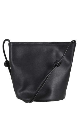 La Piscine knot detail shoulder bag - Black