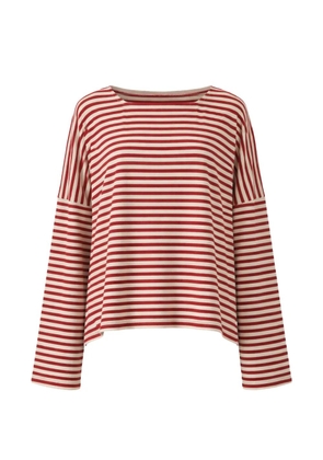 Phisique Du Role striped long-sleeve T-shirt - Red