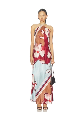 ROAME. Tulula Halter Dress in Red. Size S. Also in L.