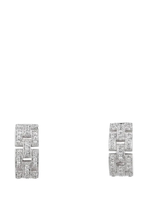 Cartier diamond hoop earrings - Silver