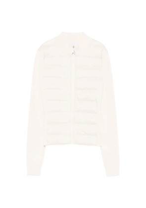 Patrizia Pepe quilted zipped puffer jacket - Neutrals