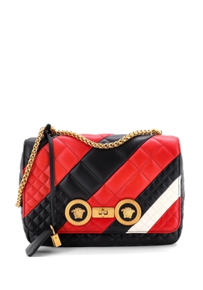 Versace Pre-Owned Medusa Padlock Icon Flap Bag Quilted Leather Medium shoulder bag - Multicolour