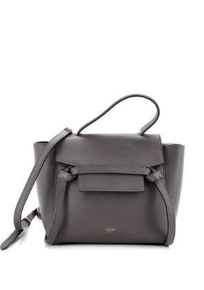 Celine Pre-Owned Belt Bag Textured Leather Nano shoulder bag - Grey