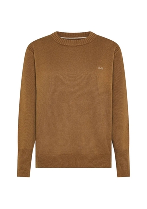 Sun68 round neck sweater - Brown