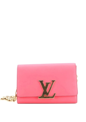 Louis Vuitton Pre-Owned Chain Louise Leather GM clutch bag - Red