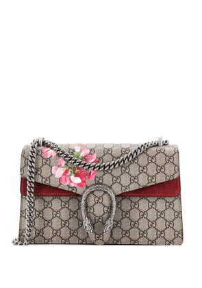 Gucci Pre-Owned Dionysus Bag Blooms Print GG Coated Canvas Small shoulder bag - Brown