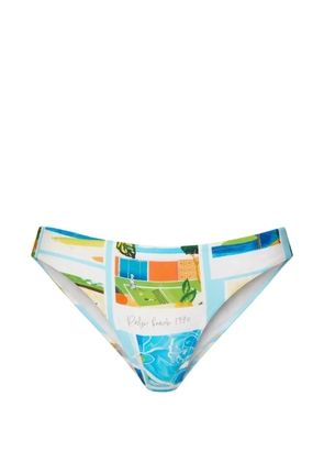 Seafolly patterned hipster bikini - White