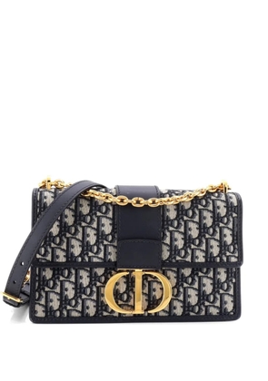 Christian Dior Pre-Owned 30 Montaigne Chain Flap Bag Oblique Canvas East West shoulder bag - Blue