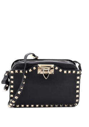 Valentino Garavani Pre-Owned Rockstud Flip Lock Camera Leather crossbody bag - Black