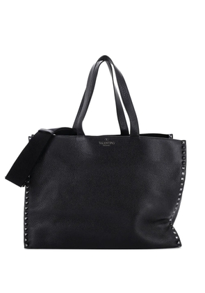 Valentino Garavani Pre-Owned Rockstud Convertible Leather Large tote bag - Black