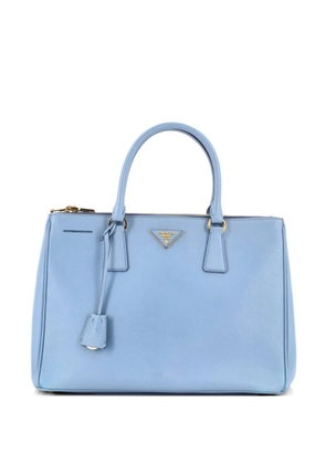 Prada Pre-Owned Double Zip Lux Saffiano Leather Medium tote bag - Blue