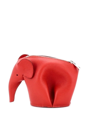 Loewe Pre-Owned Elephant Coin Purse Leather pouch - Red