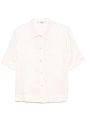 FENDI FF-jacquard shirt - Pink