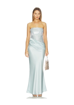 retrofete Alexandra Dress in Baby Blue. Size XS. Also in S, L, XL.