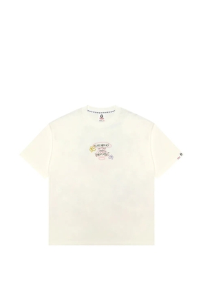AAPE BY *A BATHING APE® print T-shirt - White