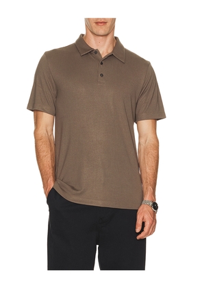 Theory Bron Anemone Milan Polo in Brown. Size S. Also in M, L, XL/1X, XXL/2X.