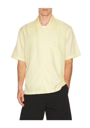 SAMSOE SAMSOE Saemerson Shirt in Lemon. Size S. Also in L, XL/1X, XXL/2X.