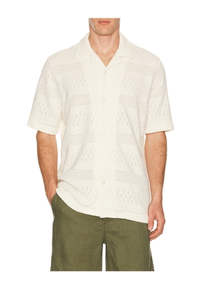 SAMSOE SAMSOE Samartin Shirt in Cream. Size S. Also in M, XL/1X, XXL/2X.