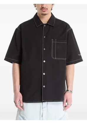 Oakley contrast-stitch short-sleeve shirt - Black