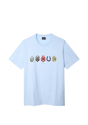 PS Paul Smith Lucky Charm print T-shirt - Blue